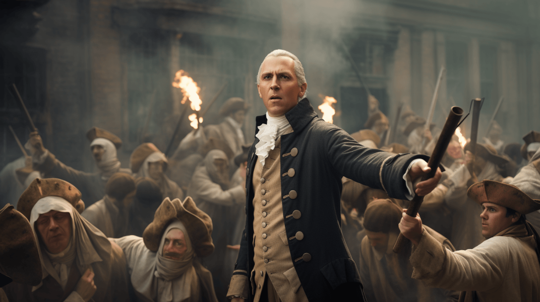 priest in a crowd of people