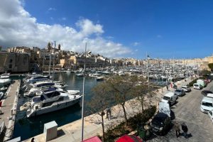 A marina with many yachts parked in it