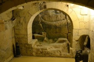 An underground bomb shelter